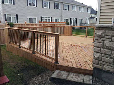 Stone driveway and interlock project in Ottawa – photo 2